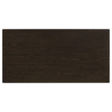 Juego de comedor rectangular de 5 piezas Gabriel, altura de mostrador, color capuchino