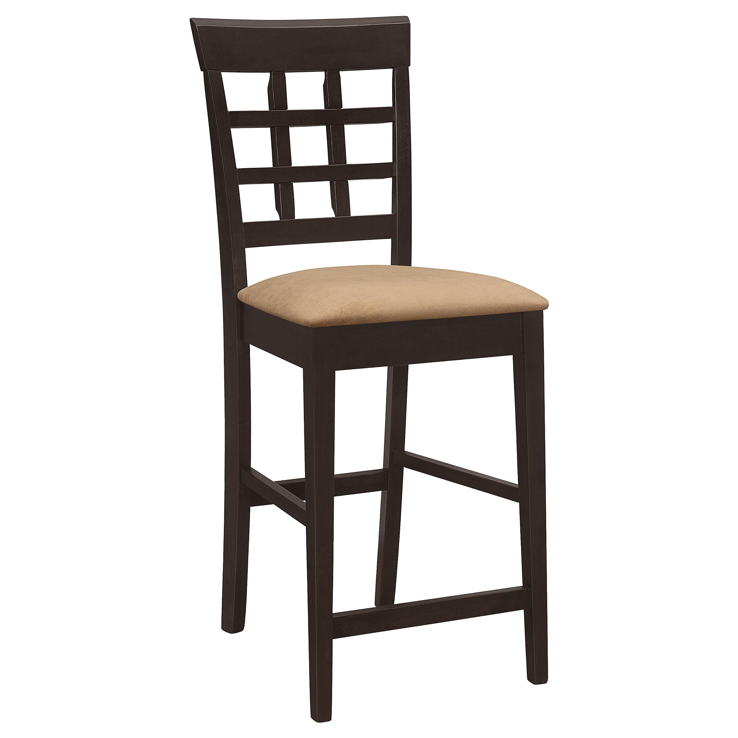 Gabriel 5-piece Rectangular Counter Height Dining Set Cappuccino