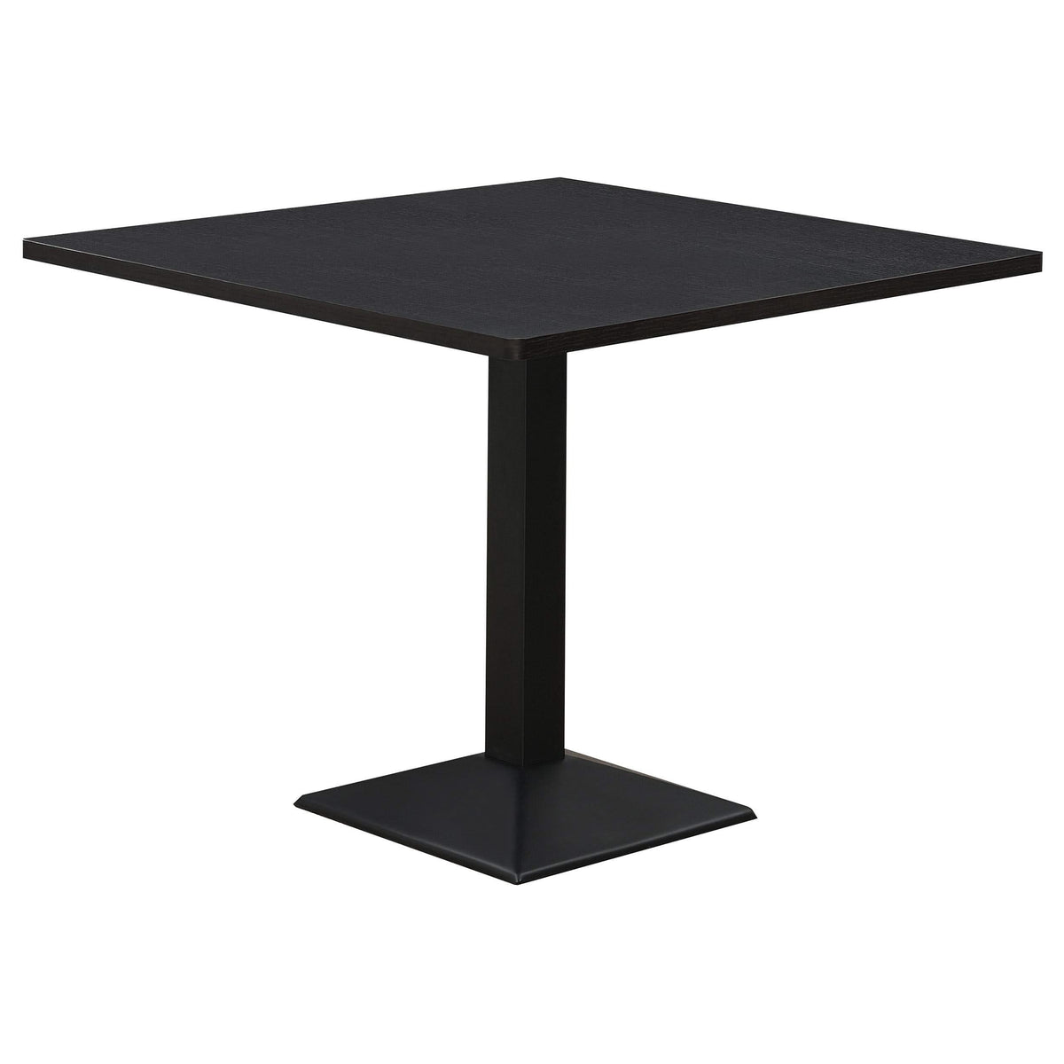 Juego de comedor cuadrado Moxee de 6 piezas en color espresso y gris