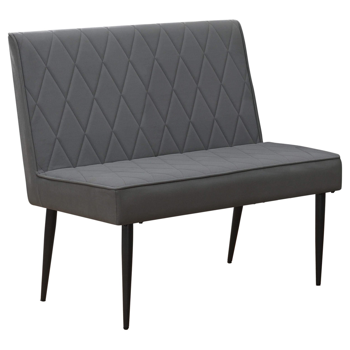 Juego de comedor cuadrado Moxee de 6 piezas en color espresso y gris