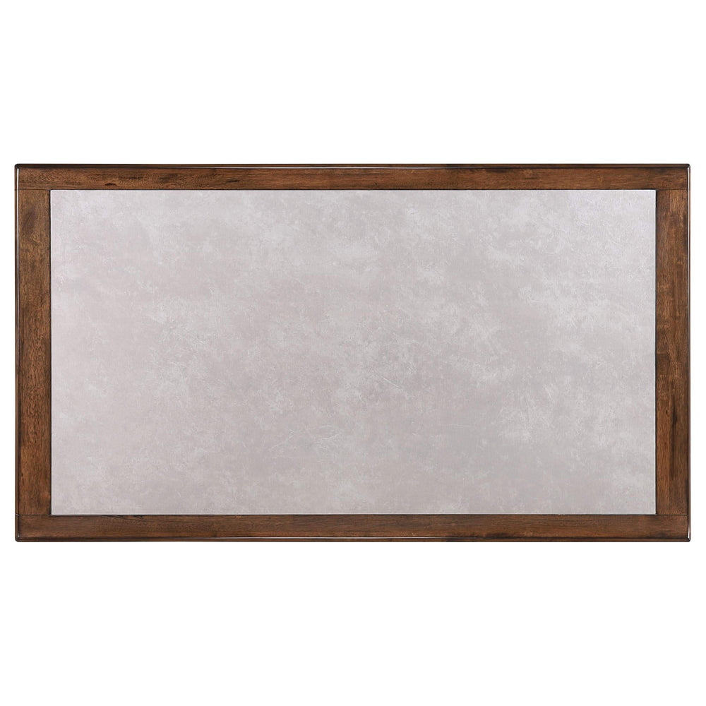 Juego de mesa de comedor rectangular Sherwood de 5 piezas, color marrón