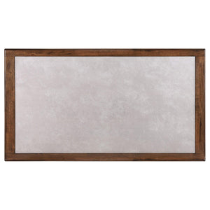 Juego de mesa de comedor rectangular Sherwood de 5 piezas, color marrón