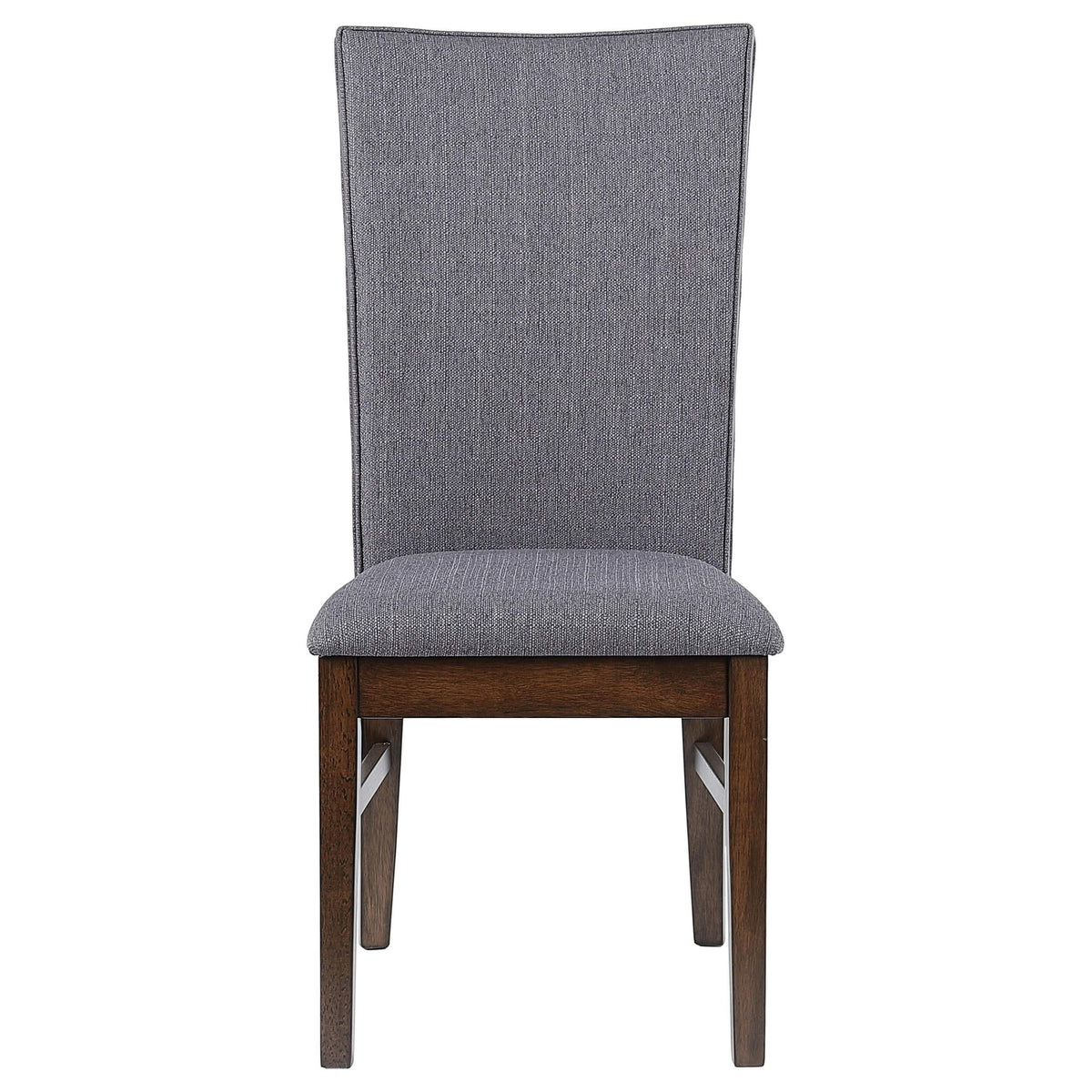 Silla de comedor tapizada Sherwood gris (juego de 2)