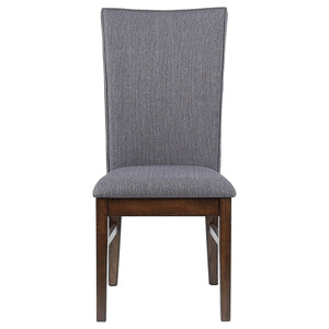 Silla de comedor tapizada Sherwood gris (juego de 2)