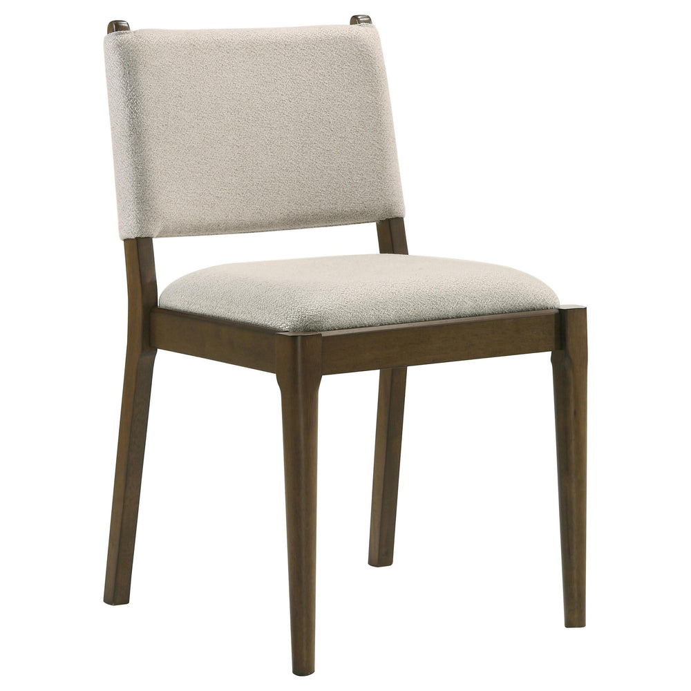 Juego de mesa de comedor redonda de madera Ottowa de 5 piezas, color marrón