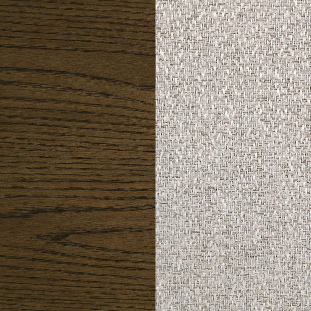 Juego de mesa de comedor redonda de madera Ottowa de 5 piezas, color marrón
