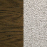 Juego de mesa de comedor redonda de madera Ottowa de 5 piezas, color marrón