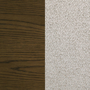 Juego de mesa de comedor redonda de madera Ottowa de 5 piezas, color marrón