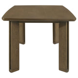 Juego de mesa de comedor rectangular de madera Ottowa de 7 piezas, color marrón