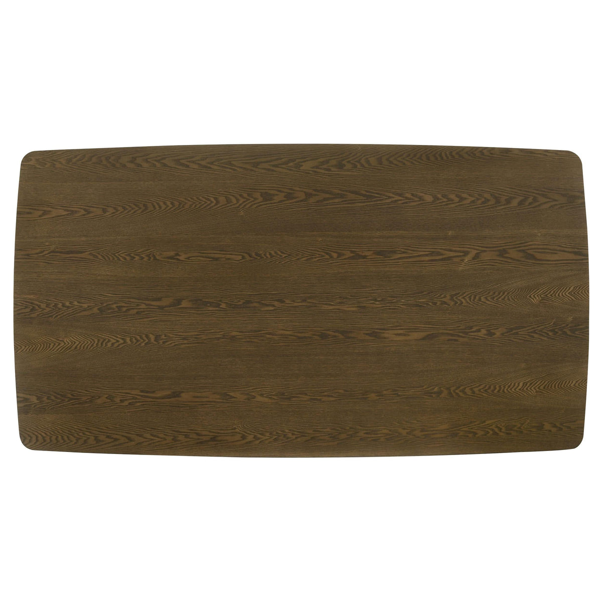 Juego de mesa de comedor rectangular de madera Ottowa de 7 piezas, color marrón