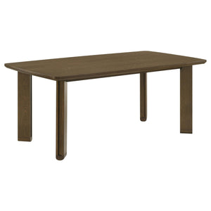 Mesa de comedor rectangular de madera Ottowa de 71 pulgadas, color marrón