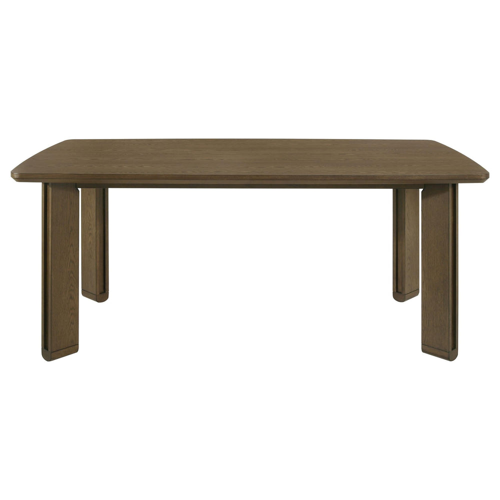 Mesa de comedor rectangular de madera Ottowa de 71 pulgadas, color marrón