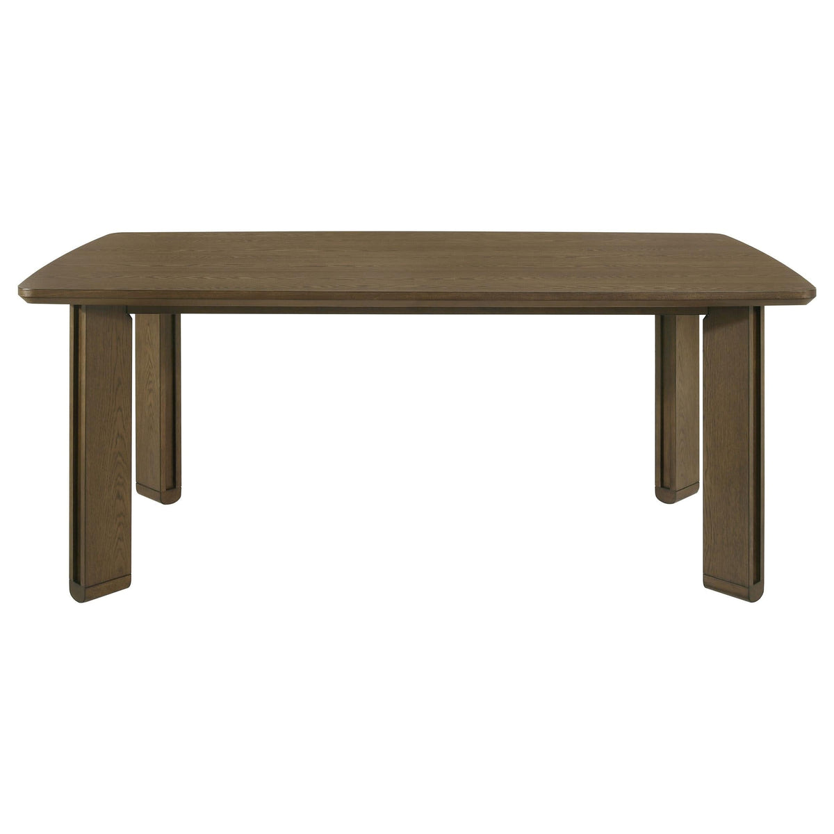 Mesa de comedor rectangular de madera Ottowa de 71 pulgadas, color marrón