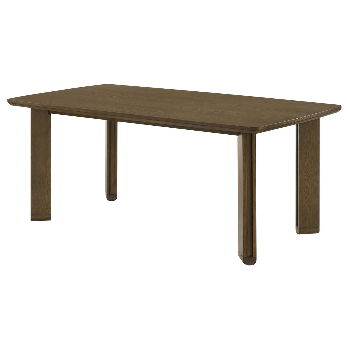 Mesa de comedor rectangular de madera Ottowa de 71 pulgadas, color marrón