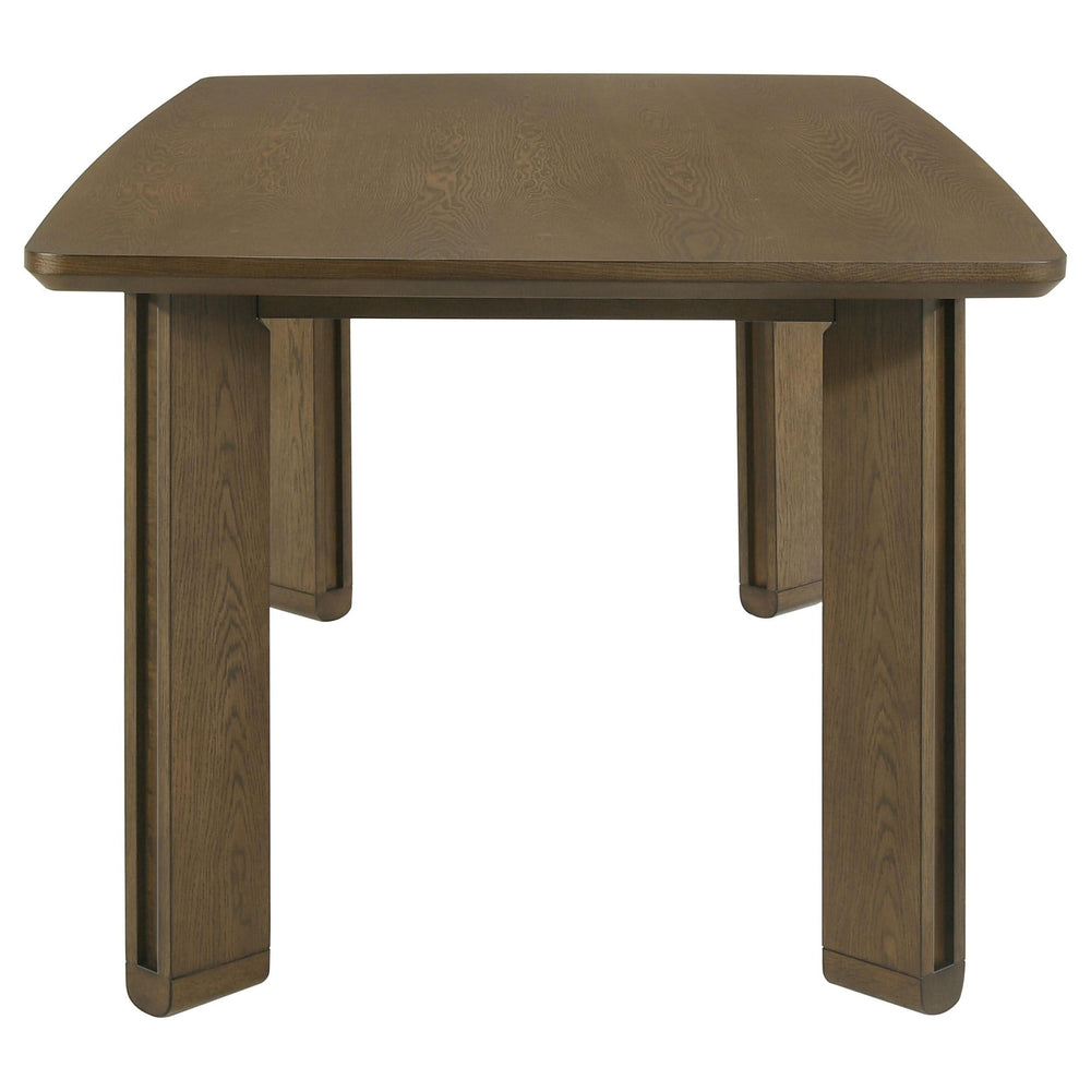 Mesa de comedor rectangular de madera Ottowa de 71 pulgadas, color marrón