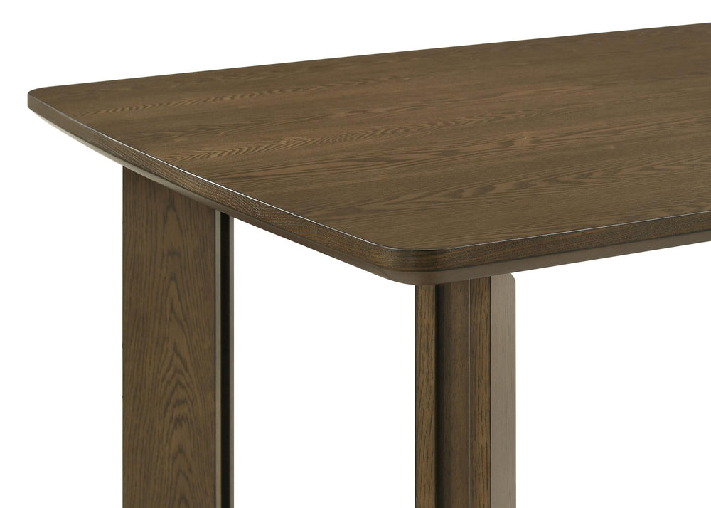 Mesa de comedor rectangular de madera Ottowa de 71 pulgadas, color marrón