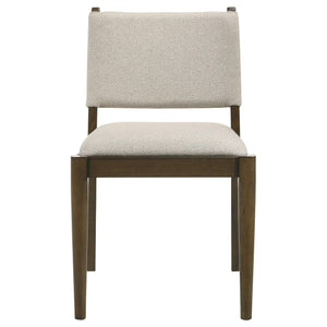 Ottowa Upholstered Dining Side Chair Brown (Set of 2)