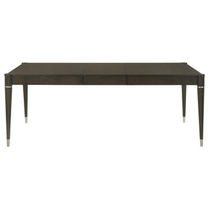 Juego de comedor rectangular Reseda de 7 piezas en marrón ceniza