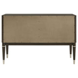 Reseda 4-door Dining Sideboard Server with Shelves Ash Brown