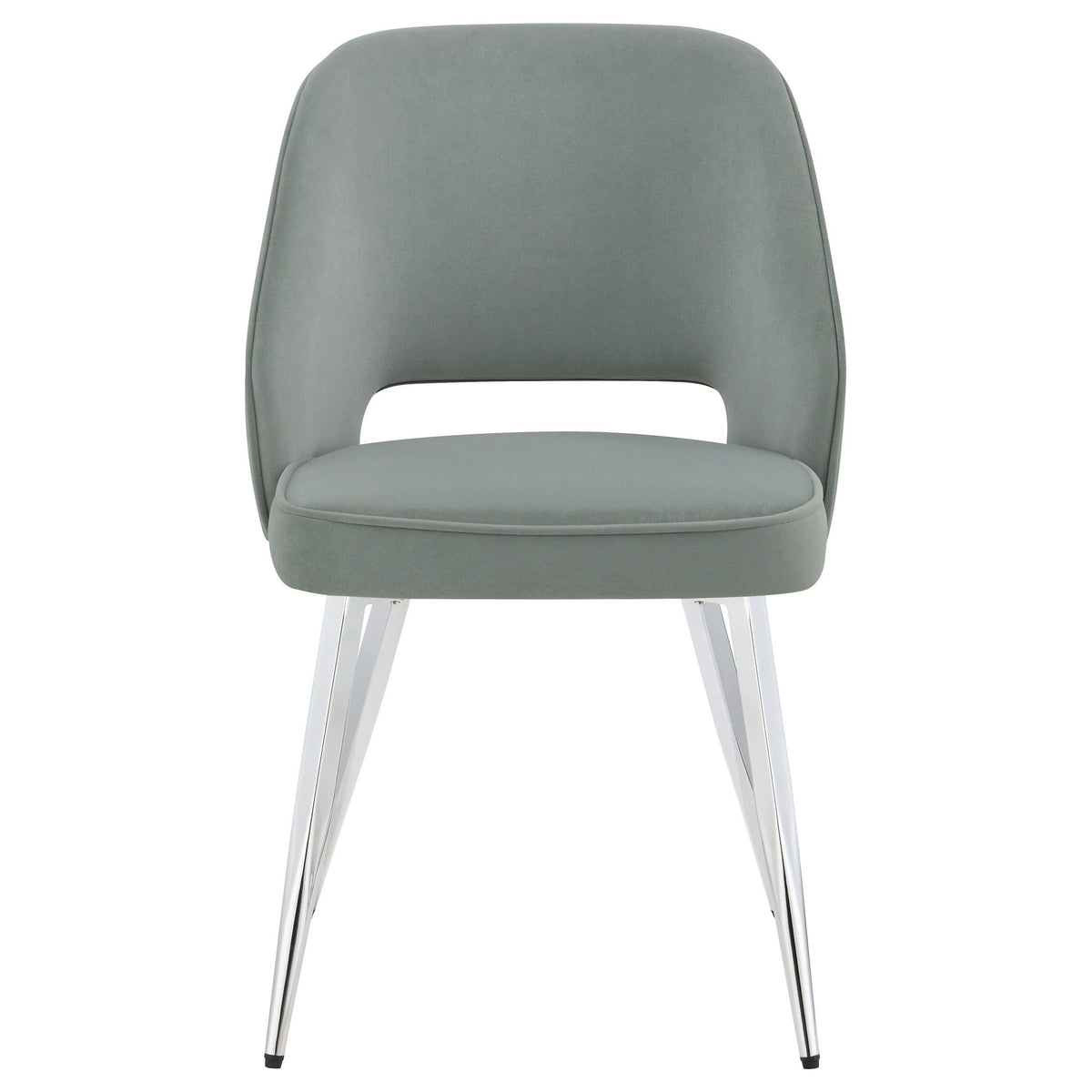 Silla de comedor tapizada Hastings gris (juego de 2)