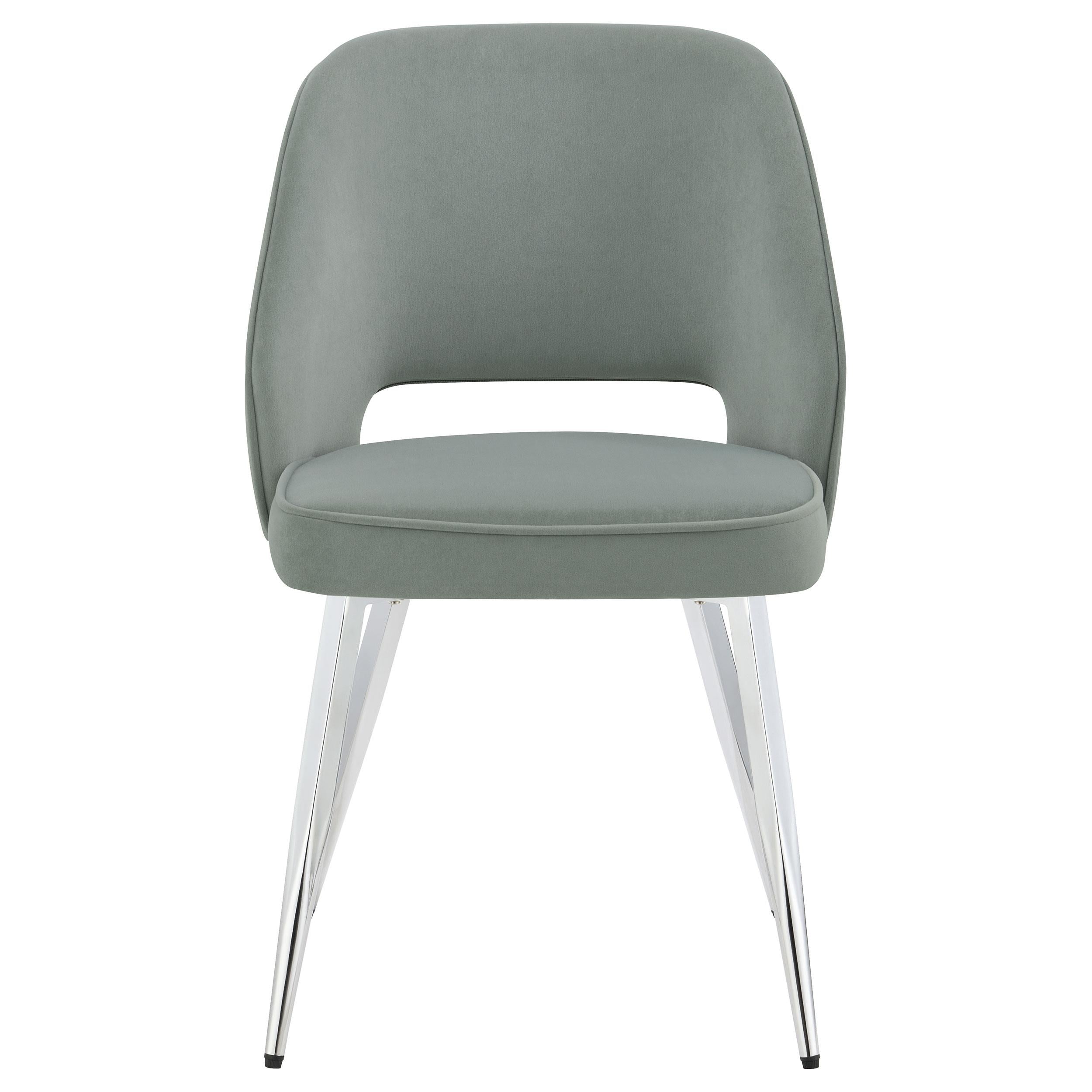 Hastings Upholstered Dining Side Chair Grey (Set of 2)
