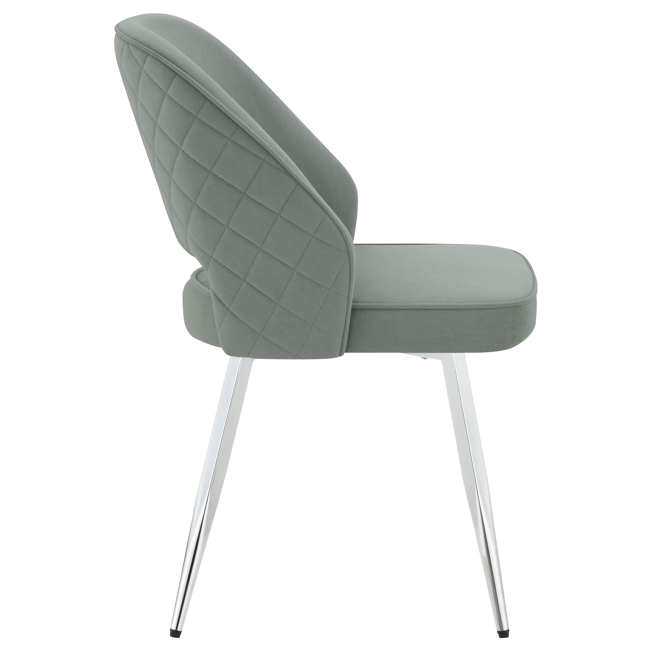 Hastings Upholstered Dining Side Chair Grey (Set of 2)