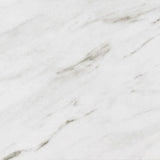 Mesa de comedor rectangular Mayer de 87 pulgadas con imitación de mármol, color blanco