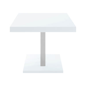 Brooklyn Rectangular 63-inch Dining Table White High Gloss