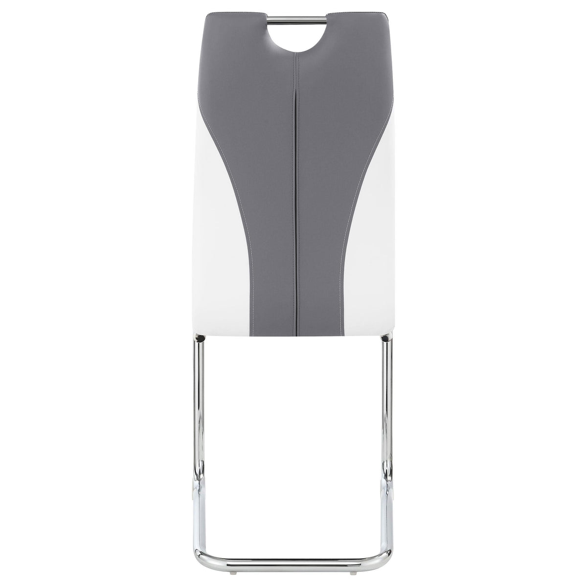 Silla de comedor tapizada Brooklyn gris (juego de 4)