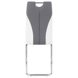 Silla de comedor tapizada Brooklyn gris (juego de 4)