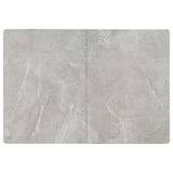 Mesa de comedor extensible rectangular Mina de 65 pulgadas de cerámica gris