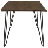 Topeka 6-piece Rectangular Dining Table Set Mango Cocoa