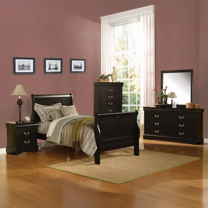 Louis Philippe III Twin Bed