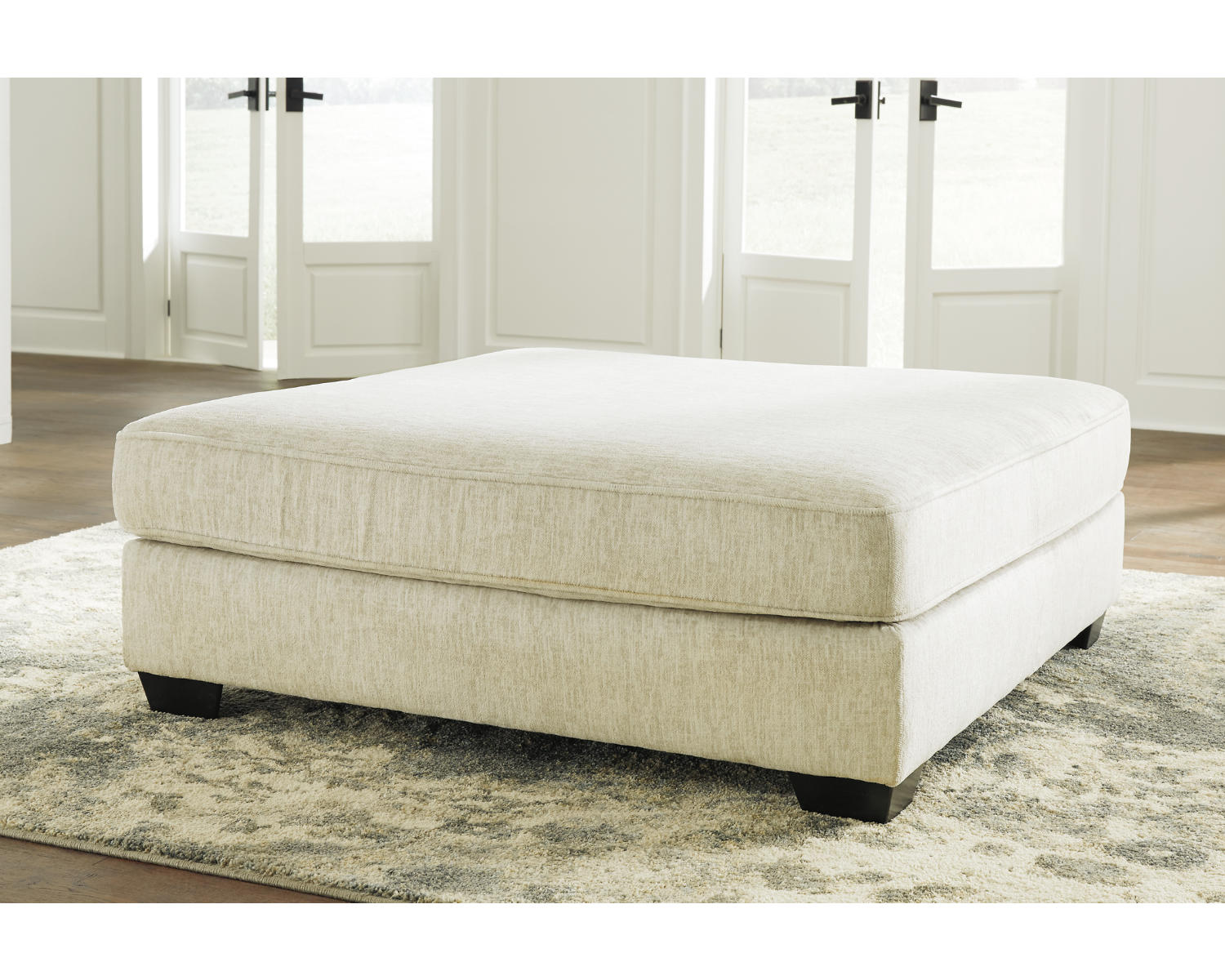 Rawcliffe Oversized Accent Ottoman