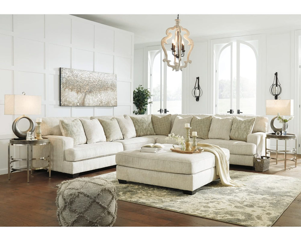 Rawcliffe 3-Piece Sectional with Ottoman