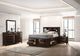 Juego de dormitorio Phoenix de 4 piezas Eastern King Cappuccino