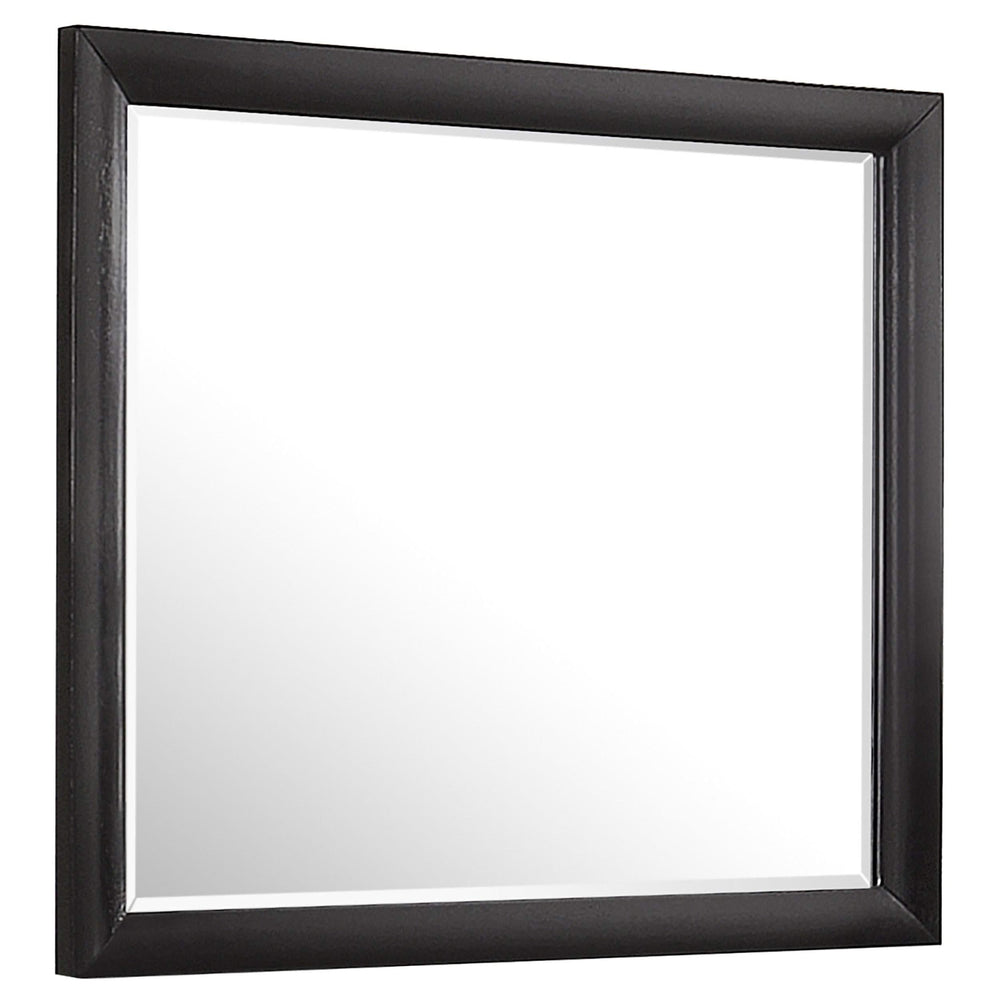 Juego de dormitorio Briana Queen de 5 piezas, color negro