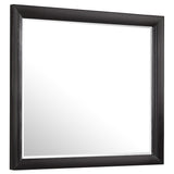 Juego de dormitorio Briana Queen de 5 piezas, color negro