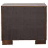 Juego de dormitorio Jessica de 5 piezas Eastern King LED Cappuccino