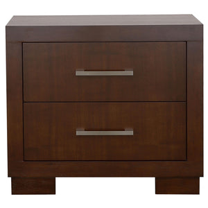 Juego de dormitorio Jessica de 4 piezas Eastern King Cappuccino