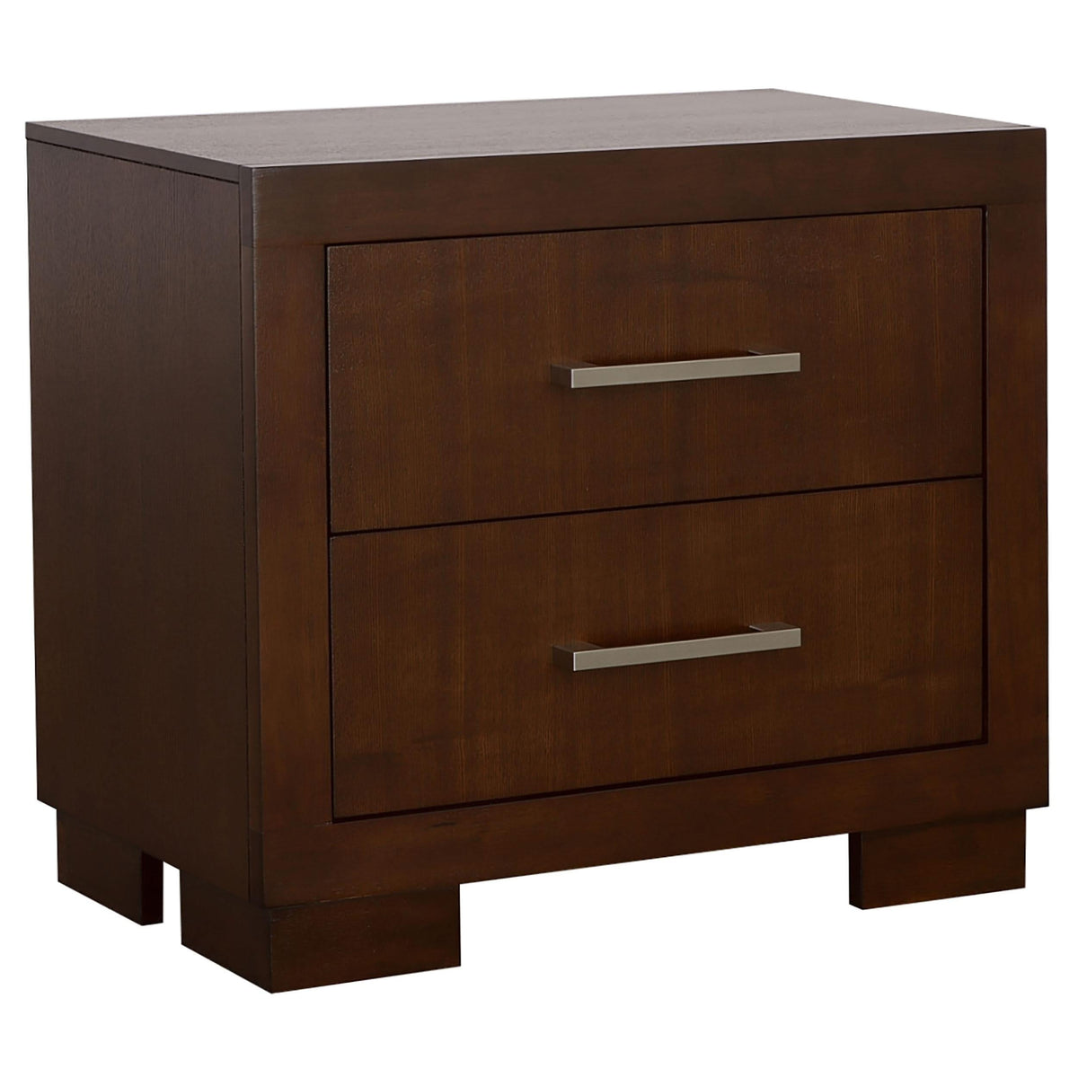 Juego de dormitorio Jessica California King de 4 piezas Capuchino