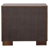 Juego de dormitorio Jessica California King de 4 piezas Capuchino