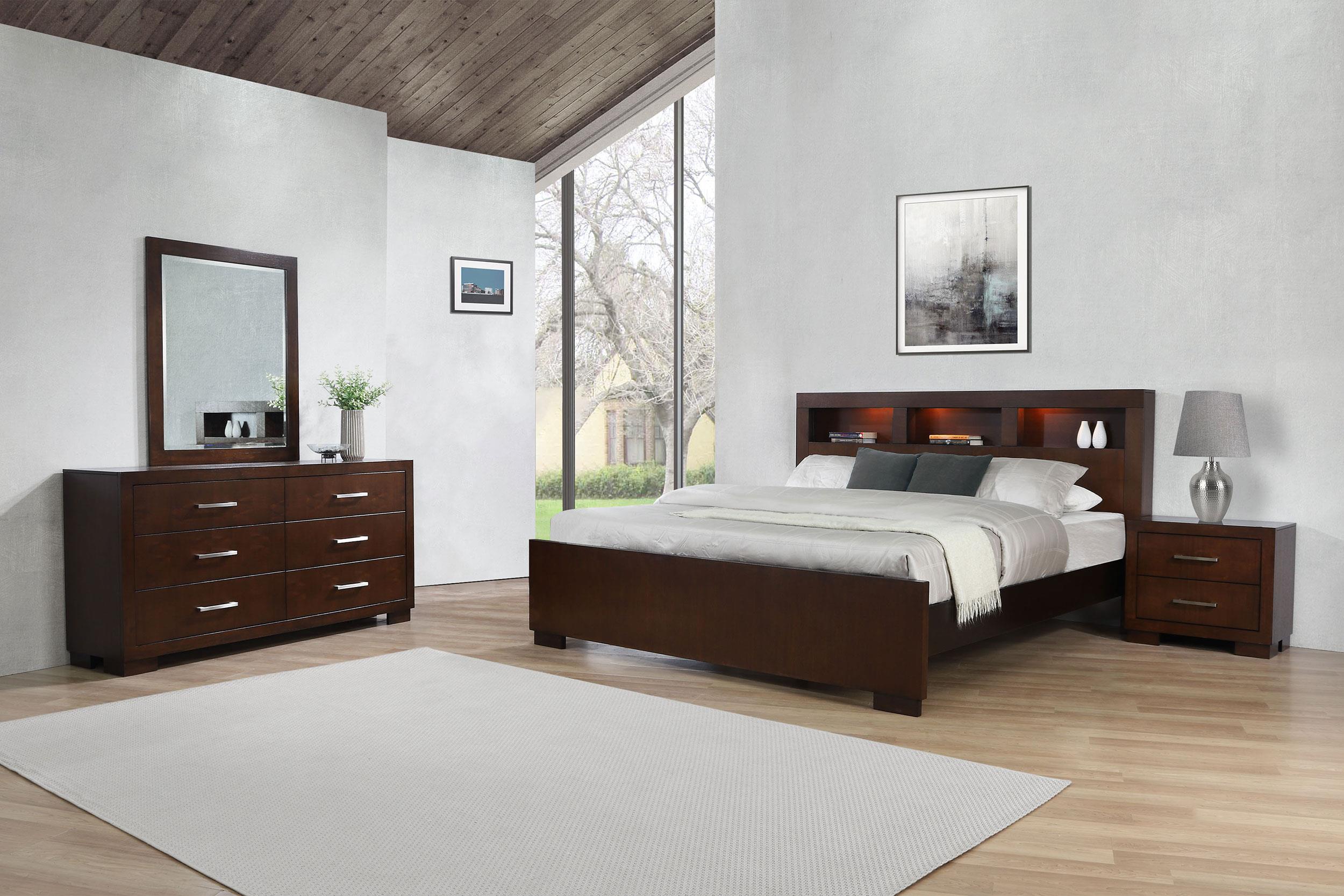Jessica 4-piece Queen Bedroom Set Cappuccino
