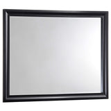 Juego de dormitorio California King de 5 piezas Barzini, color negro