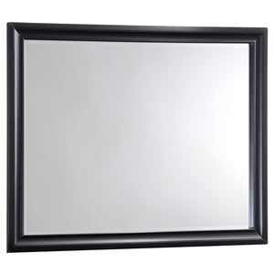 Juego de dormitorio California King de 5 piezas Barzini, color negro