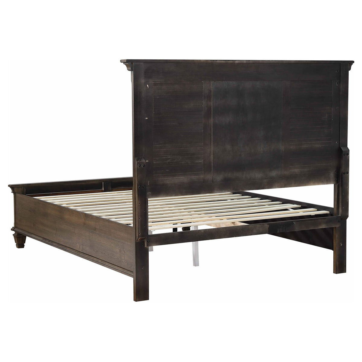 Juego de dormitorio Franco Eastern King de 5 piezas en roble bruñido