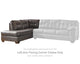 Chaise longue esquinera Alliston con brazo izquierdo