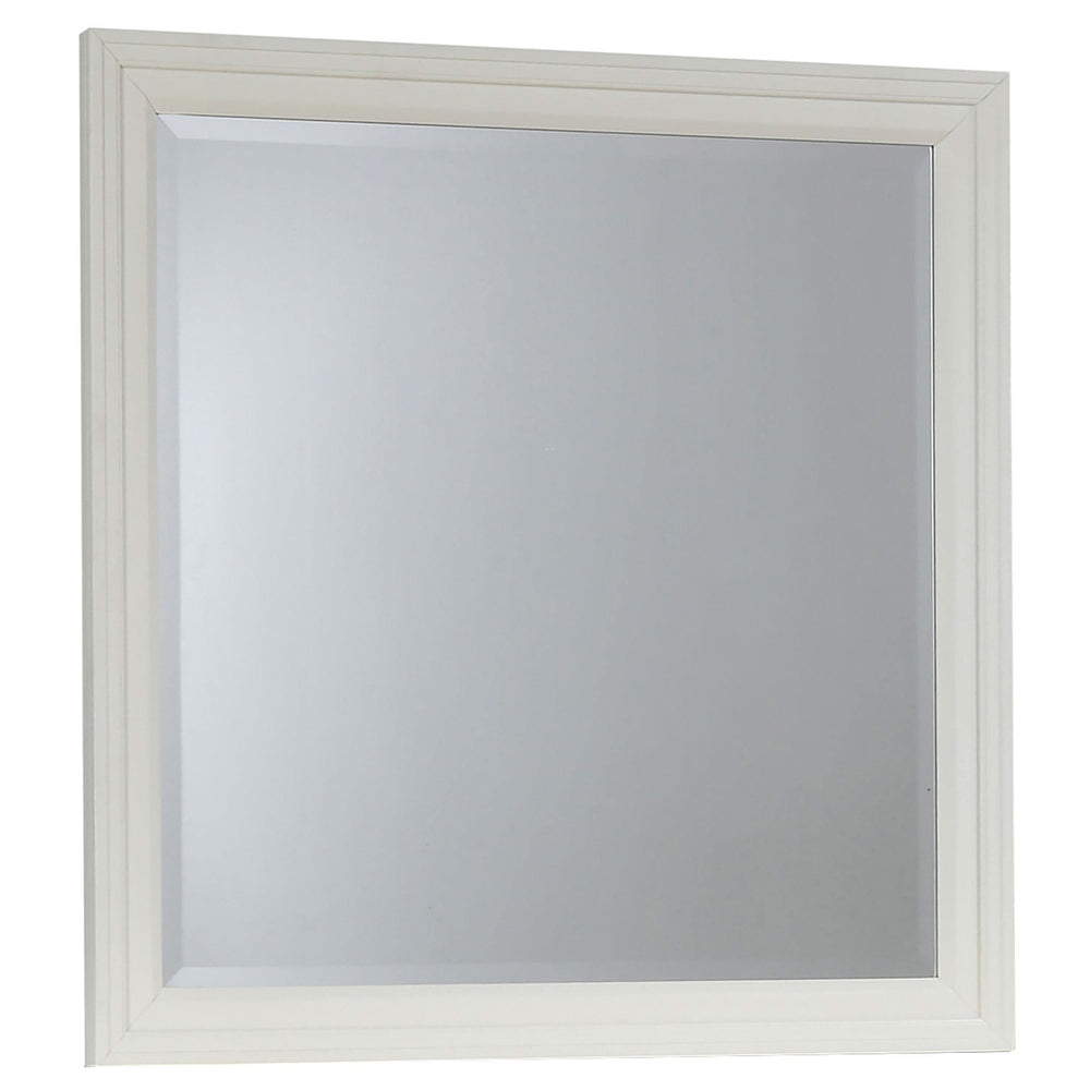 Juego de dormitorio Sandy Beach California King de 5 piezas en color blanco crema