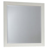 Juego de dormitorio Sandy Beach California King de 5 piezas en color blanco crema