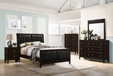 Juego de dormitorio completo Carlton de 5 piezas Cappuccino